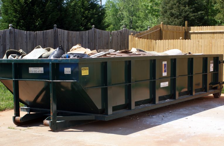 The Crucial Factors Behind Dumpster Rental Rates